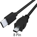 USB C to UC E6 Camera Cable for Nikon DSLR Coolpix D3300 D3200 D5300 D7200 D750 and Sony Panasonic 8 Pin Mini USB to Type C Photo Transfer Cord for iPhone 16 15 iPad