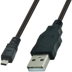 UC E6 8 Pin Mini USB Camera Cable for Nikon Coolpix DSLR D3300 D3200 D5300 D7100 S3300 and Sony Cyber Shot DSC W830 W800 Photo Transfer Data Sync Cord for PC Mac
