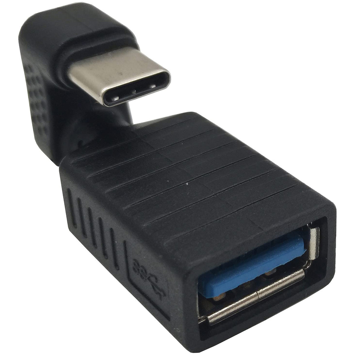 USB C Male to USB A 3.0 Female 180 Degree U Shape Adapter Fast Charging for Samsung Galaxy S9 MacBook Huawei Google Pixel Phone Tablet