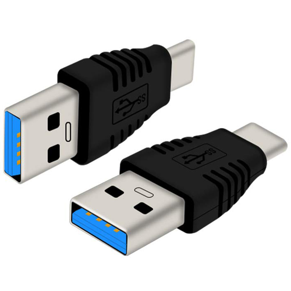 USB C Male to USB 3.0 Type A Male Adapter 5Gbps 3A Converter Connector Compatible with PC Laptop Smartphone