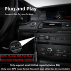 3.5mm AUX to USB Adapter Cable – Play USB Flash Drive Music in Car (Requires AUX Decode Function)