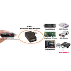2-in-1 Powered Micro USB OTG Adapter with Right-Angle Connector for Fire TV Stick, NES Classic Mini, Sega Genesis