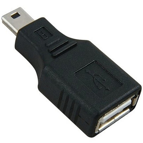 USB 2.0 Type A Female to Mini USB 5 Pin Male Adapter Converter Data Sync Connector