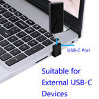 90 Degree USB C to USB A Adapter Type C Female to USB 3.0 Male Connector Compatible with Laptops Wall Chargers