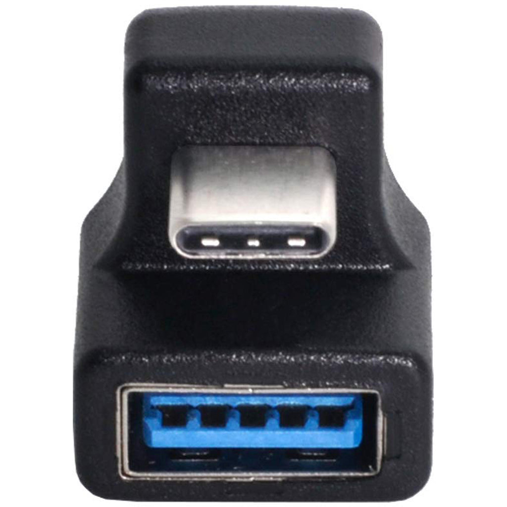 180 Degree U Shape Back Angled USB C OTG to USB 3.0 Female Adapter 5Gbps Type C Extension Converter for Phone Tablet Flash Drive