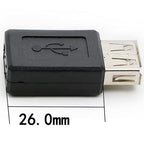 USB 2.0 Type A Female to Mini USB B 5-Pin Female Adapter Converter