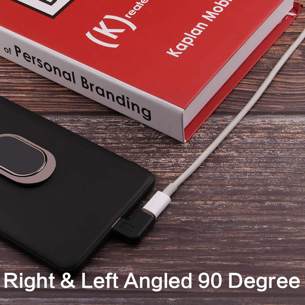 USB C Male to Female 90 Degree Adapter Type C Angled Extension Connector Compatible with Laptops Tablets Phones
