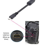 UC E6 USB Camera Cable for Nikon DSLR Coolpix D3300 D3200 D5300 D7200 D750 B500 8 Pin Mini USB to USB A Photo Transfer Data Sync Charger Cord for PC Mac Laptop