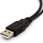 USB A to Dual Micro USB Y Splitter Cable 30cm Charge and Sync Two Micro USB Devices One Port Data and Charge One Port Charge Only