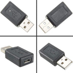 USB 2.0 Type A Male to Micro USB Female Adapter Converter 480Mbps