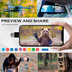 USB C and USB A Micro SD Card Reader 2 in 1 Dual Connector TF Memory Card Adapter OTG Converter for Android Phone iPad MacBook PC Laptop Dash Cam