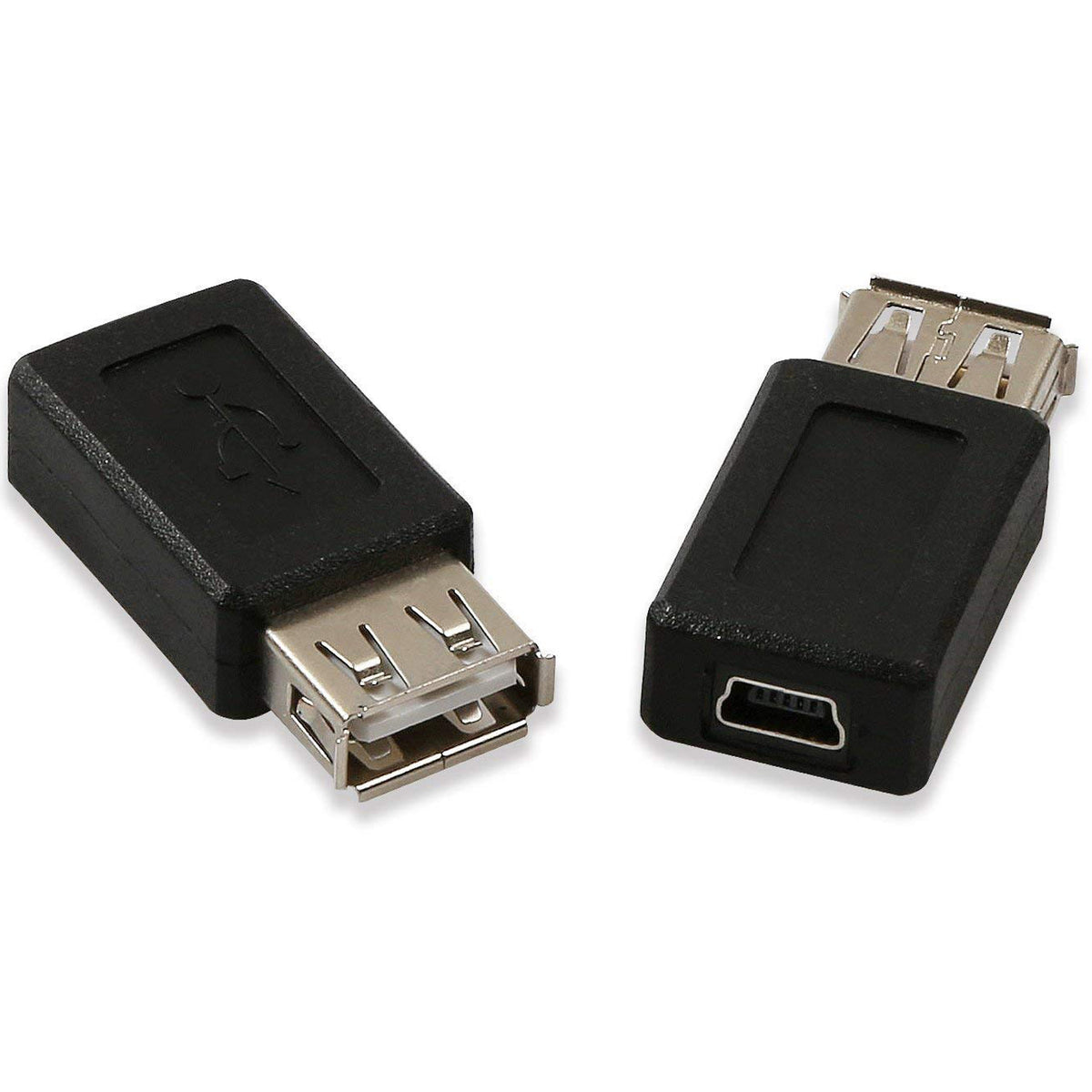 USB 2.0 Type A Female to Mini USB B 5-Pin Female Adapter Converter
