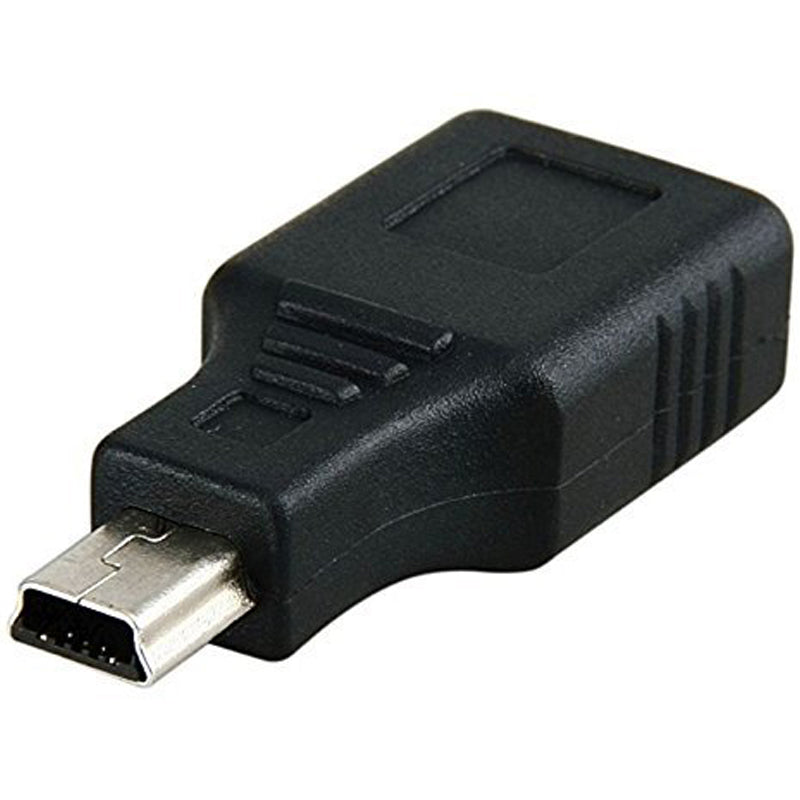 USB 2.0 Type A Female to Mini USB 5 Pin Male Adapter Converter Data Sync Connector