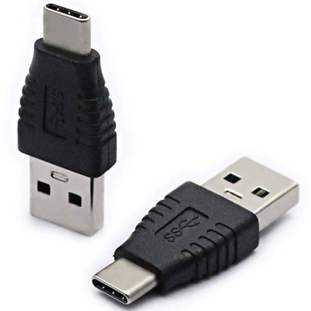 USB C Male to USB 3.0 Type A Male Adapter 5Gbps 3A Converter Connector Compatible with PC Laptop Smartphone