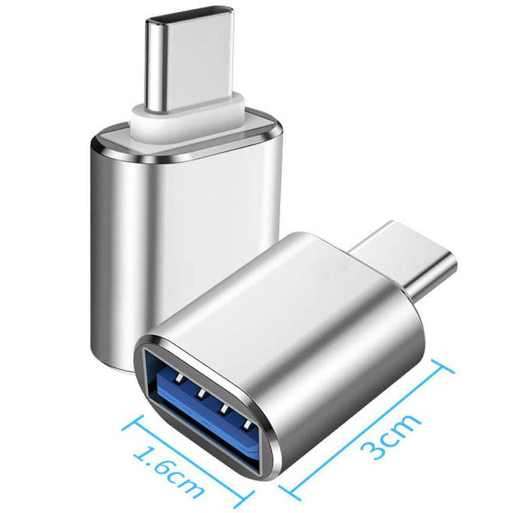 USB C to USB 3.1 Adapter Type C Male to USB Female OTG Converter Compatible with Laptops Tablets Smartphones