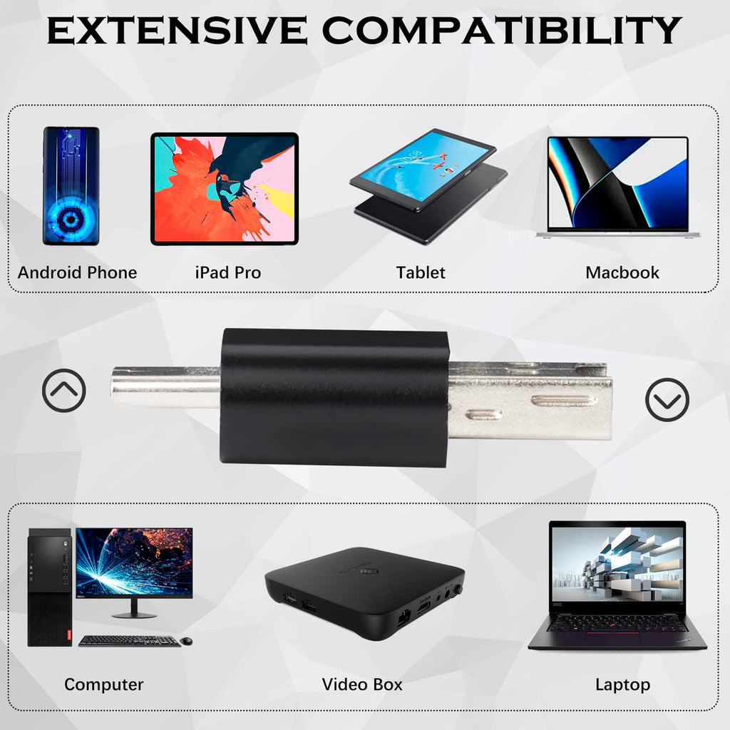 USB C and USB A Micro SD Card Reader 2 in 1 Dual Connector TF Memory Card Adapter OTG Converter for Android Phone iPad MacBook PC Laptop Dash Cam