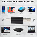 USB C and USB A Micro SD Card Reader 2 in 1 Dual Connector TF Memory Card Adapter OTG Converter for Android Phone iPad MacBook PC Laptop Dash Cam