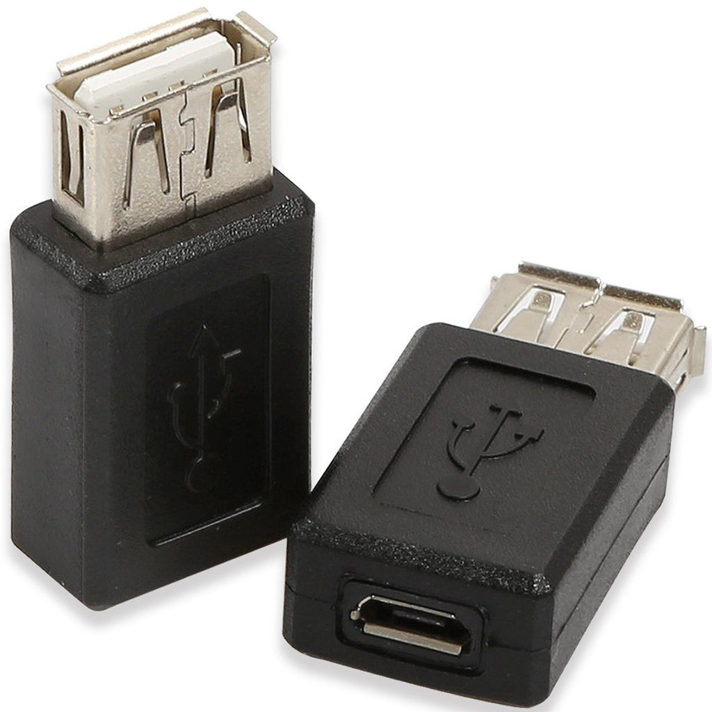 USB 2.0 Type A Female to Micro USB Female Adapter Converter 480Mbps