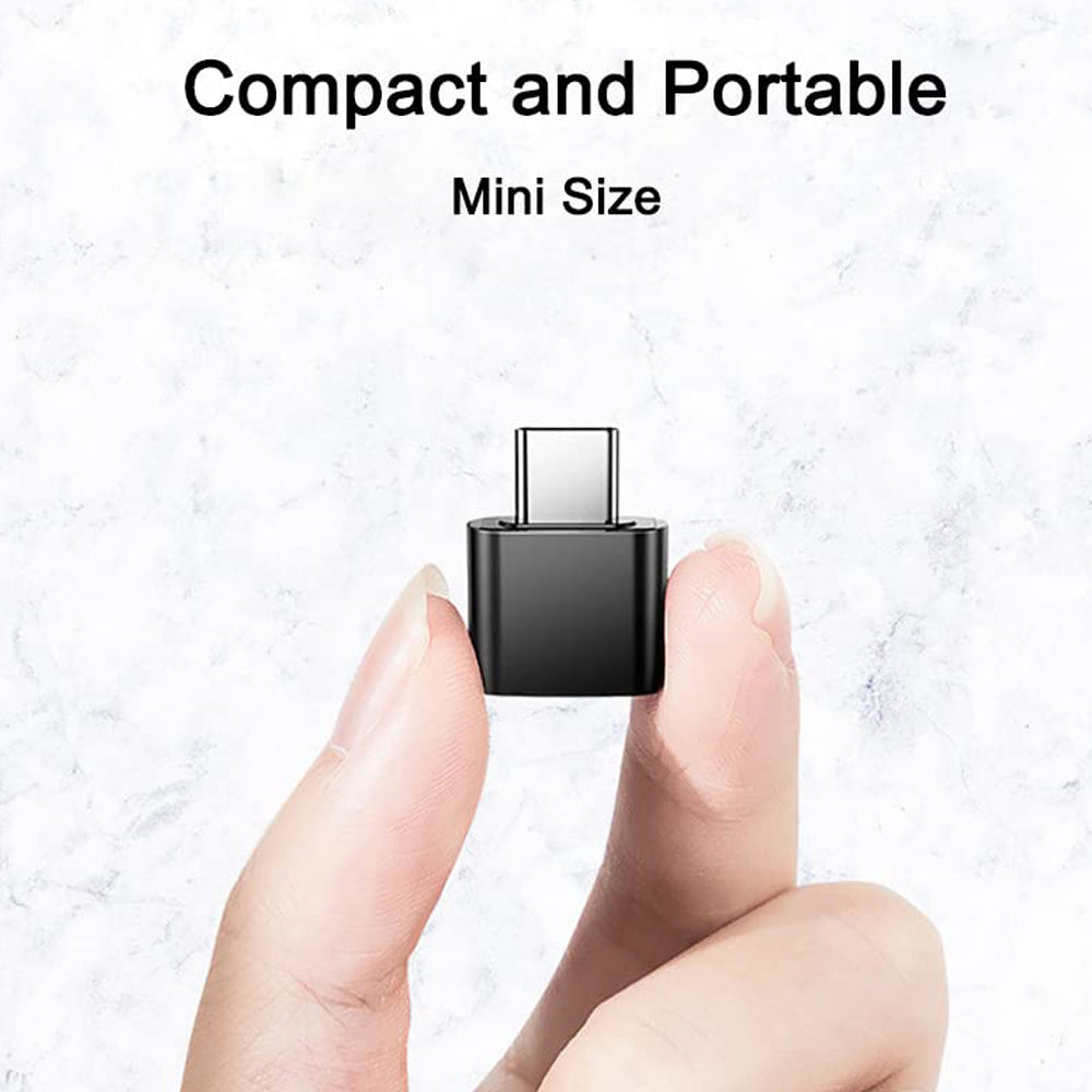 USB C to USB 2.0 Adapter Type C Male to USB A Female OTG Converter Compatible with Laptops Tablets Smartphones