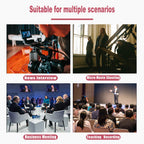 3.5mm TRS Male to Male Coiled Microphone Cable Right Angle Plug for Camera Wireless Mic Receiver DSLR Camcorder Compatible with Rode SC2