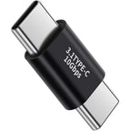 USB C Full Function Adapter 10Gbps 5V 3.3A Charging Data Audio Video Male Female Straight 90 Degree Converter for Phone Tablet Laptop