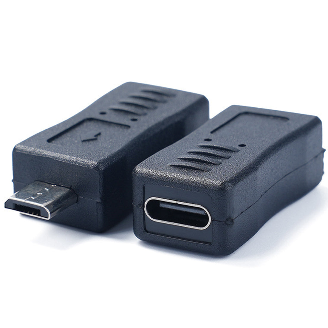 Micro USB Male to USB C Female Adapter 480Mbps Data Sync Charging Converter 56K Resistor Left Right 90 Degree Straight for Galaxy S7 Kindle Fire