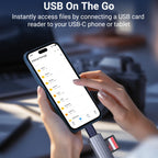 USB C to USB 3.2 Adapter Zinc Alloy Type C Male to USB Female OTG Converter Compatible with Laptops Phones Tablets
