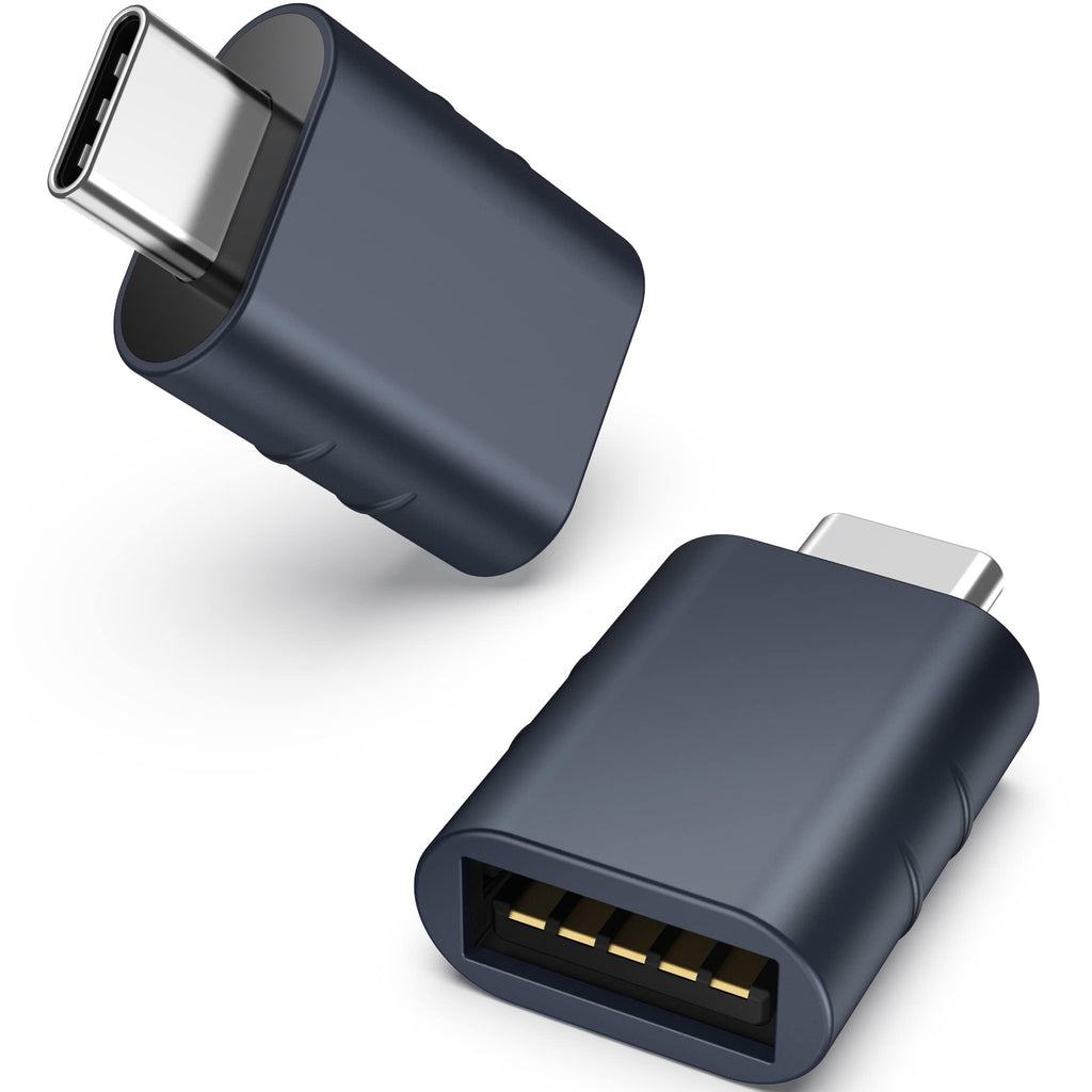 USB C to USB 3.2 Adapter Zinc Alloy Type C Male to USB Female OTG Converter Compatible with Laptops Phones Tablets