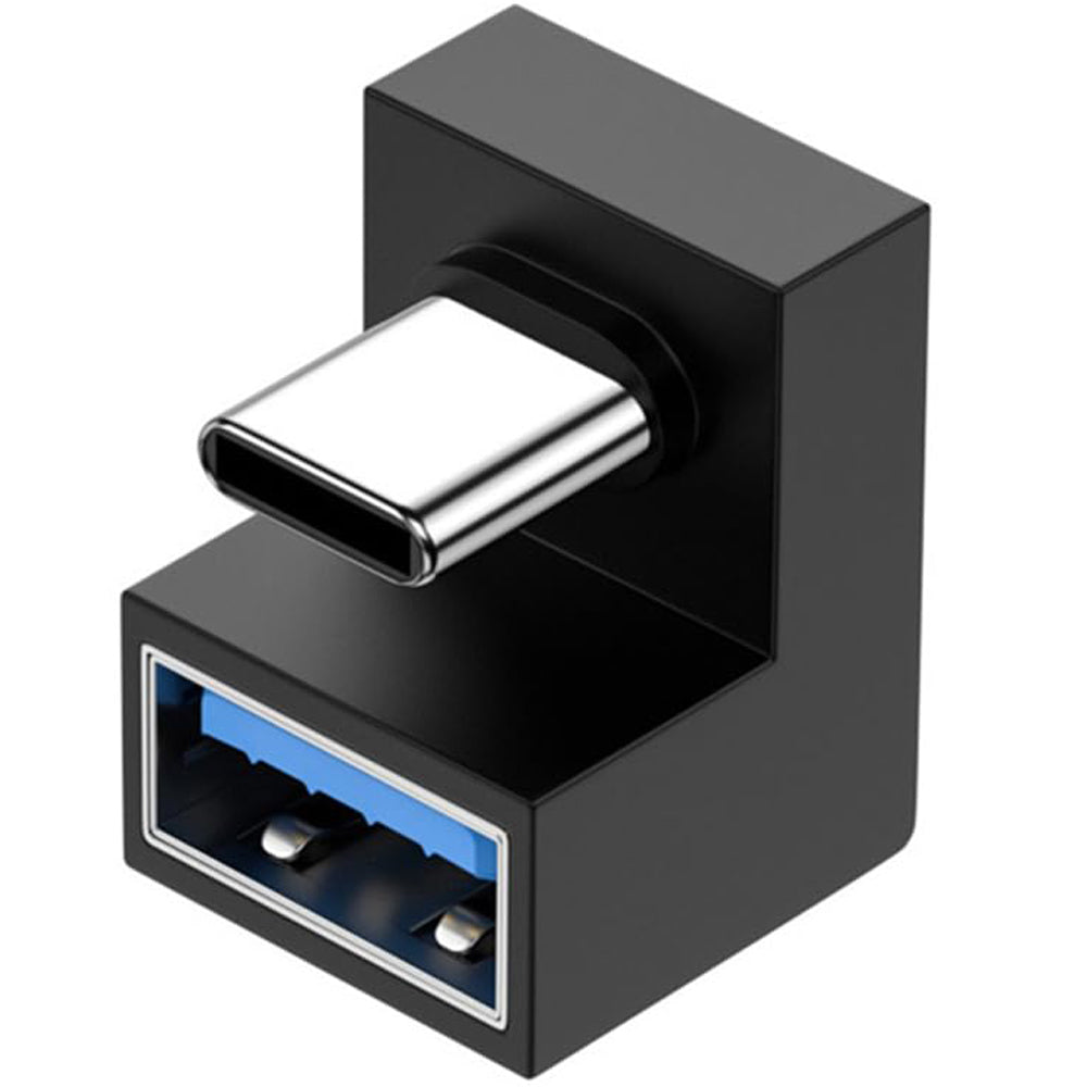 180 Degree U Shape USB C OTG to USB 3.0 Female Adapter 5Gbps Type C Male Extension Converter for Phone Tablet Flash Drive Mouse
