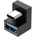 180 Degree U Shape USB C OTG to USB 3.0 Female Adapter 5Gbps Type C Male Extension Converter for Phone Tablet Flash Drive Mouse