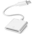 USB-C SD Card Reader Type C Memory Card Adapter Trail Camera Viewer for iPhone 16 15 iPad Pro MacBook Galaxy Android Plug and Play Photo Video Transfer