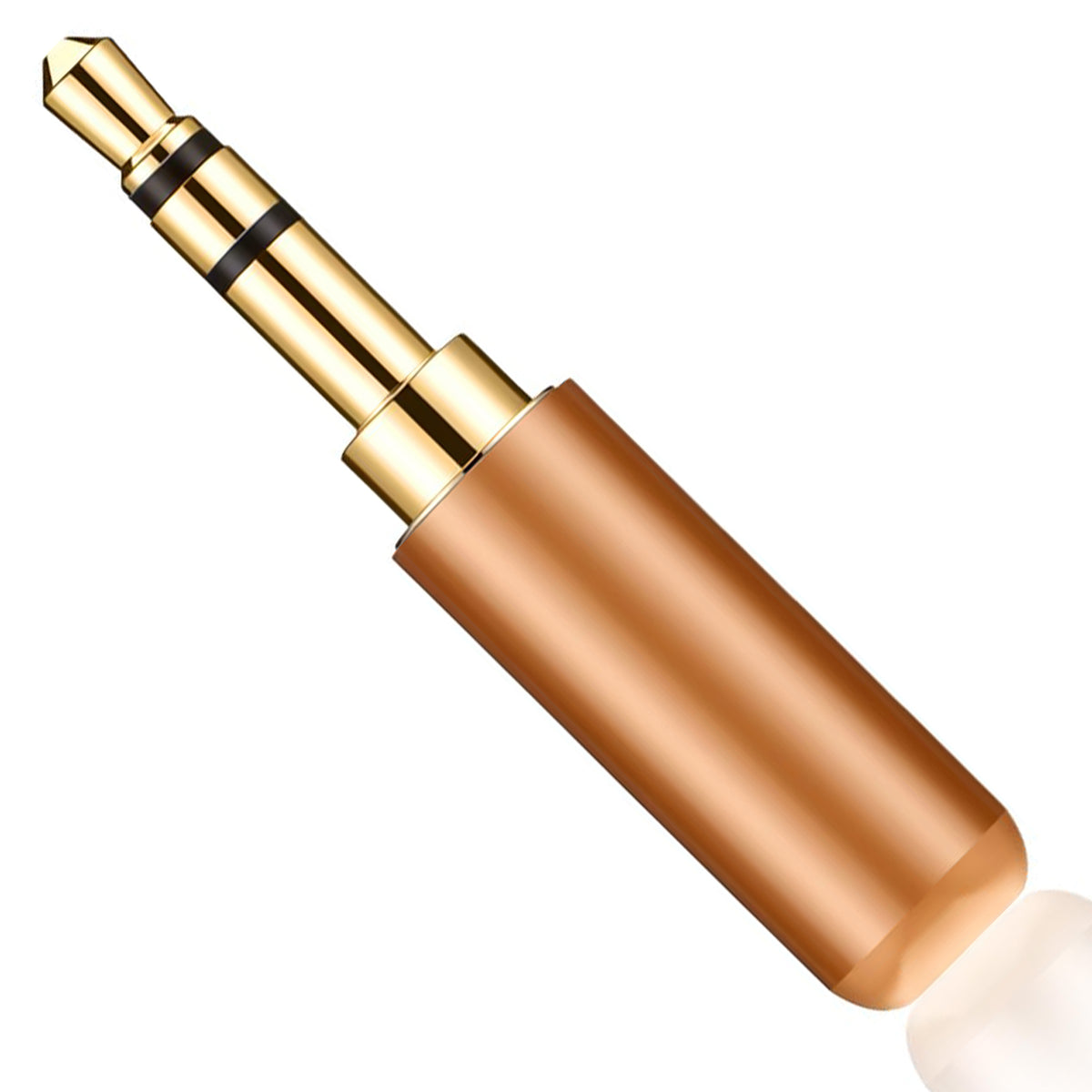 3.5mm Male Solder Audio Plug 1/8 Inch TRS 3 Pole Gold Plated Headphone Jack Repair Connector Metal Shell for DIY Stereo Aux Cable Earphone Headset
