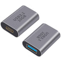USB-A Female to USB-C Female Adapter 10Gbps Bi-Directional USB 3.1 Gen 2 OTG – Compatible with MacBook Pro, iPhone 15, iPad Pro