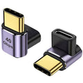 USB C 40Gbps Adapter 90 Degree Right Angle USB C Male To Female Extender 100W Fast Charging for Steam Deck Switch Laptop
