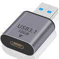 USB-C Female to USB-A Male Adapter 10Gbps USB 3.1 Gen 2 – Compatible with MacBook Pro, iPhone 15, iPad Pro, Samsung Galaxy
