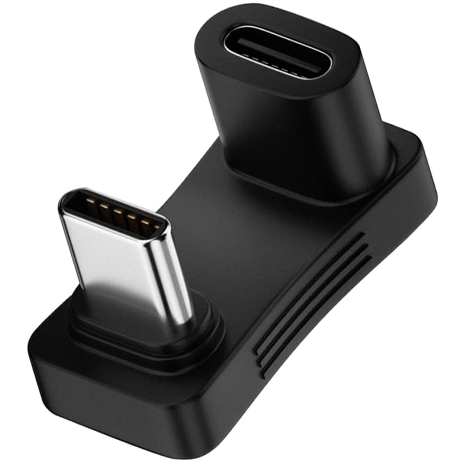 180 Degree Angle USB C Adapter 180° U Shape Male to Female 10Gbps PD 100W Adapter Compatible with Steam Deck Switch Laptop Tablet Phone and More Type C Devices