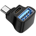 USB C Splitter USB C to USB 2.0 USB C 20Gbps PD100W 4K60Hz Extensions Adapter for HDTV Disk Keyboard Mouse Support Steam Deck Cooling and Charging at The Same time