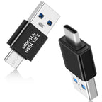 USB 3.0/3.1 Male to USB-C Male Adapter OTG 3.0/3.1 USB A to Type-C Adapter Fast Data Transfer up to Gen2 10Gbps USB C Connector Connection or Data Cable Extension