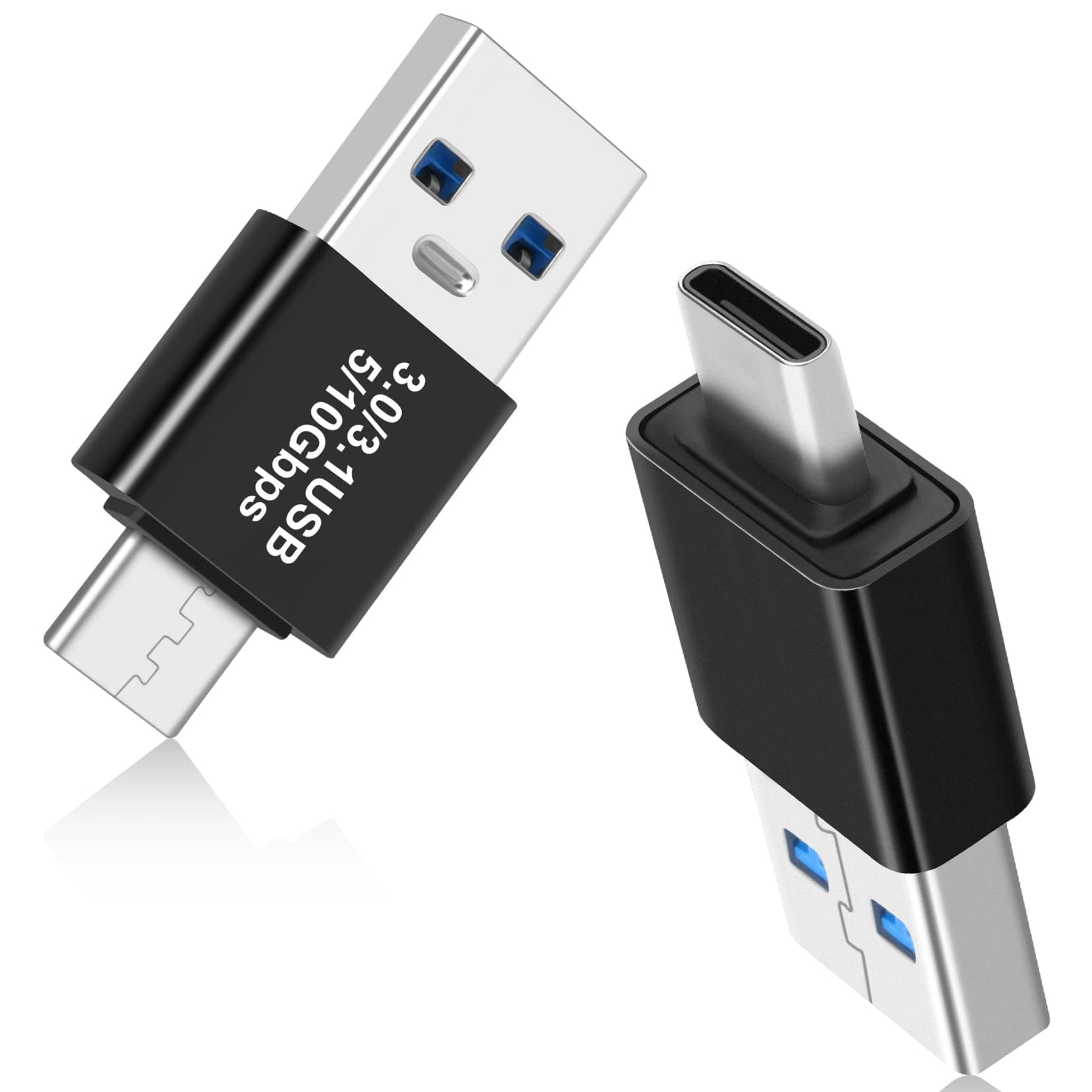 USB 3.0/3.1 Male to USB-C Male Adapter OTG 3.0/3.1 USB A to Type-C Adapter Fast Data Transfer up to Gen2 10Gbps USB C Connector Connection or Data Cable Extension