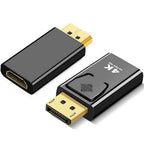 DisplayPort Male to HDMI-Compatible Female Adapter – 4K 1080P DP to HDMI-Compatible Converter for PC Laptop Desktop Monitor TV Projector