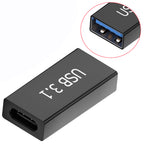 USB Female to USB-C Adapter – Compatible with MacBook Pro/Air iPad Pro Google Pixel Huawei & More