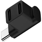 USB Type C Splitter 1 to 2 Ports Supports 10Gbps Data Transfer 4K@60Hz Video Output Easy to Carry