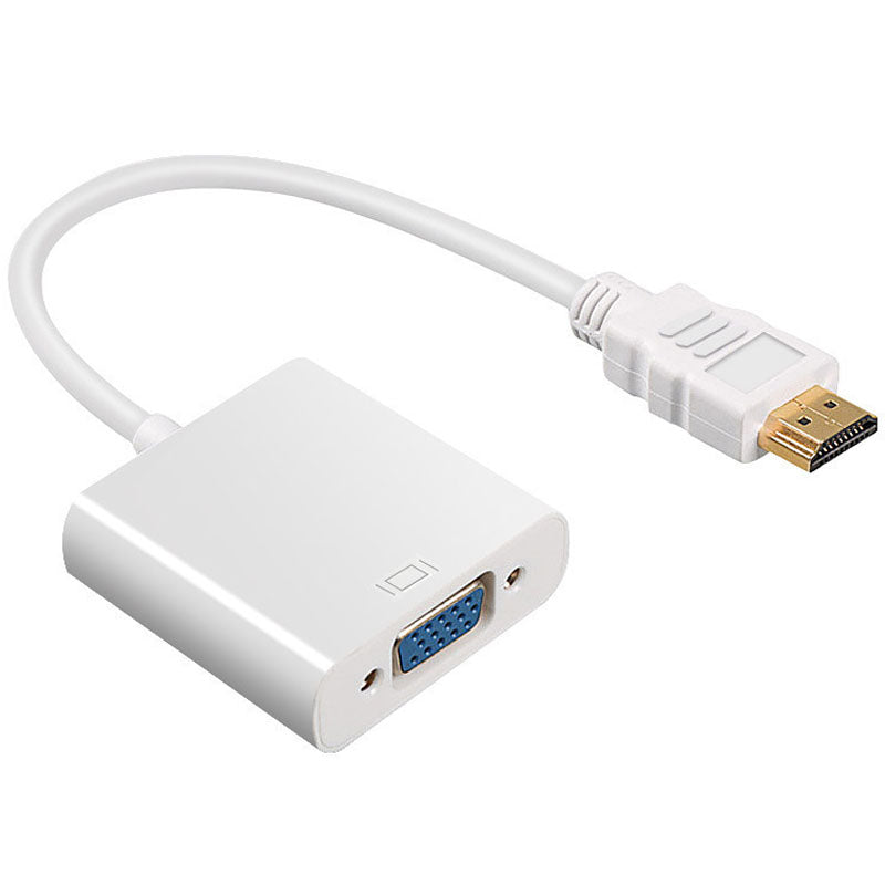 Gold-Plated Adapter with HDMI Male to VGA Female Connector – for PC, Laptop, Monitor & Projector
