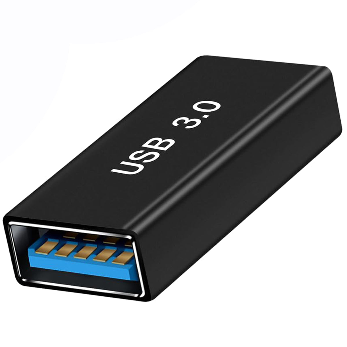 USB 3.0 Female to Female Adapter Coupler – Connect Two USB-A Male Cables Extension Connector Compatible with PC Laptop Power Bank