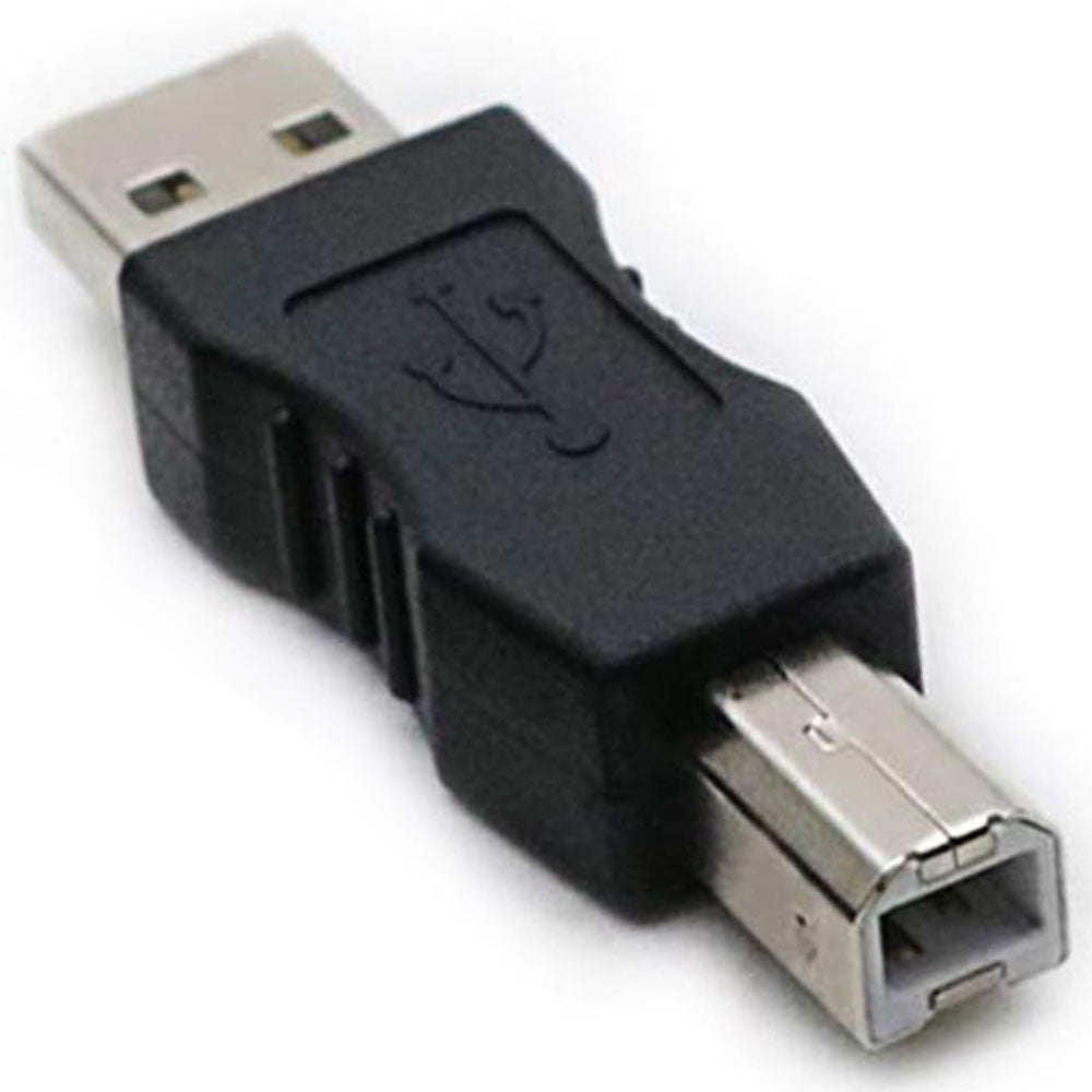 USB 2.0 Type A Male to Type B Male Adapter Plug and Play Compatible with PC Mac Printer Scanner