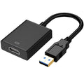 USB to HDMI Adapter 1080P with Built-in Driver – USB 3.0/2.0 to HDMI 1.3b Converter for Windows 7/8 Mac OS X Monitor TV Projector