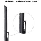 Right Angle HDMI-Compatible Adapter 90°/270° – Male to Female 4K@60Hz 18Gbps Gold-Plated for Wall-Mounted TV Monitor Projector