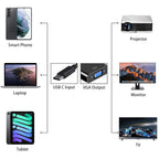 USB C to VGA Adapter | 1080P@60Hz Multi-Display Converter for MacBook Pro iPad Chromebook Surface
