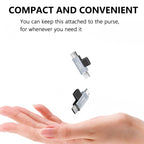 USB-C Female to Dual USB-C Male Splitter Adapter – USB 3.1 Gen 1 Data + Audio + 5V/3A Charging for USB-C Devices