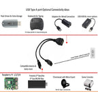 Micro USB OTG Cable 20cm – Power Enabled USB Adapter for Fire Stick 4K/4K Max/Cube/Lite, Android & Windows OTG Devices